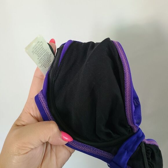 Lauren Ralph Lauren Blue/Purple Underwire Bikini Top Size 6 - Picture 5 of 7